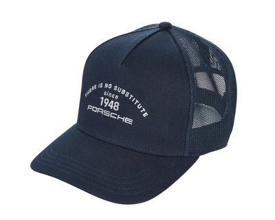 Porsche There Is No Substitute Trucker Unisex Cap - Blue