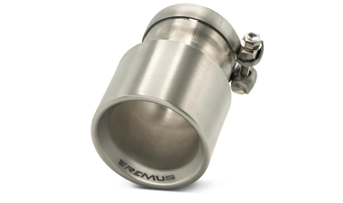 Porsche Titanium Brushed Tail Pipe 100mm 0008-70TI