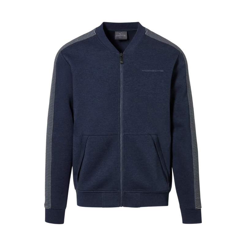 Porsche Transaxle Mens Sweat Jacket - Dark Blue