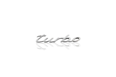 Porsche “Turbo” Logo Chrome Plated - 911 01-04 996-559-237-03-4PU