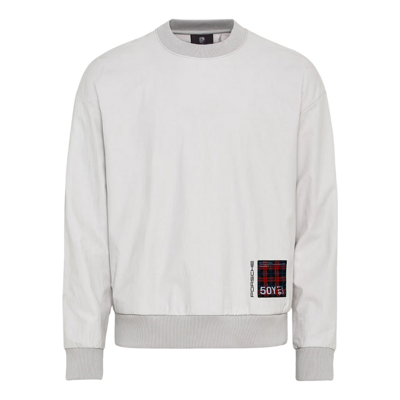 Porsche Turbo No. 1 Embroidered Unisex Gray Pullover Sweatshirt