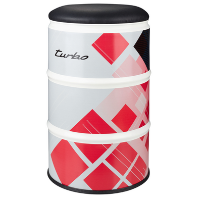 Porsche Turbo No 1 Film Wrapping Waterproof Upholstered Barrel Seat