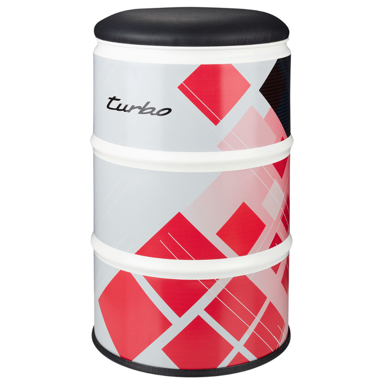 Porsche Turbo No 1 Film Wrapping Waterproof Upholstered Barrel Seat