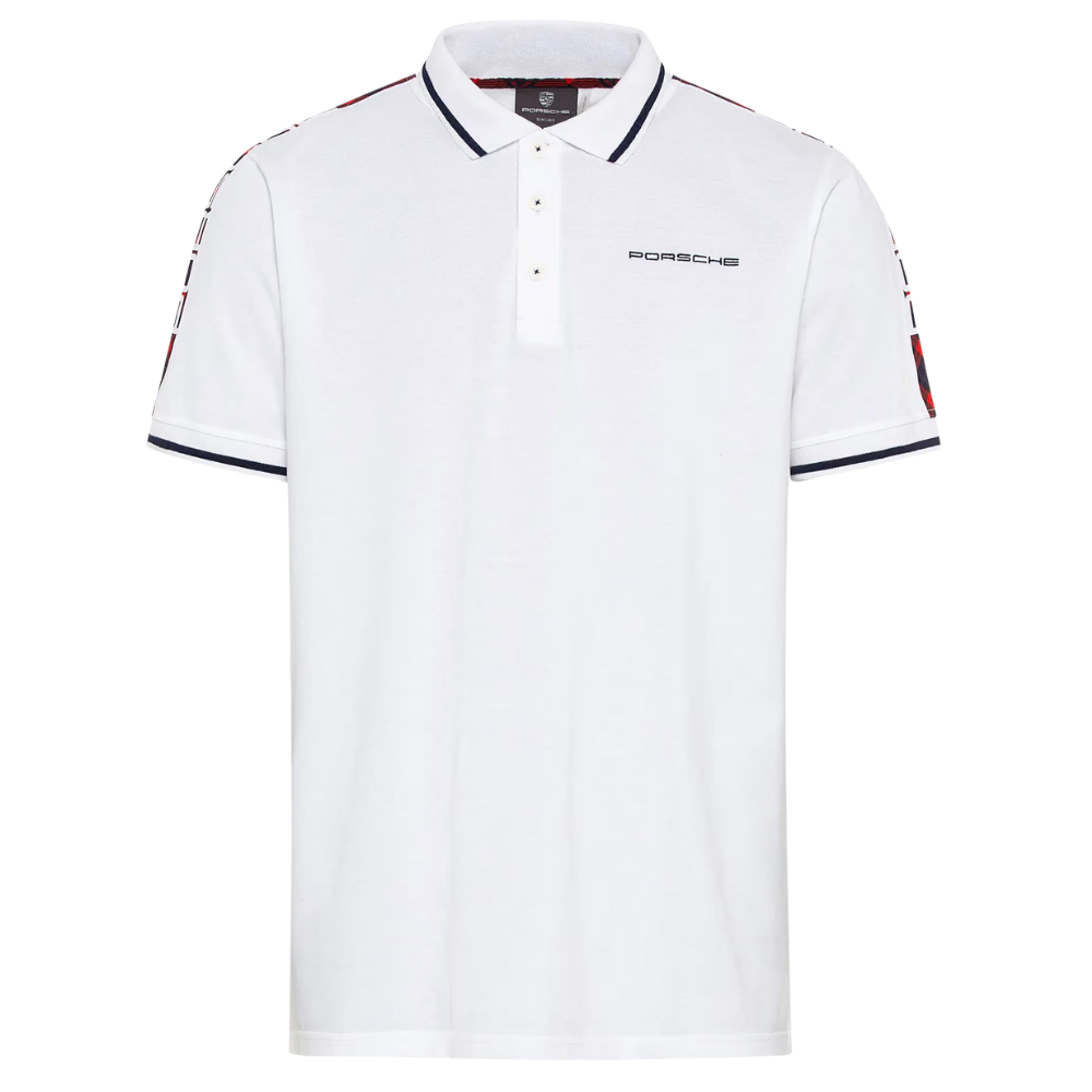 Porsche Turbo No. 1 Mens White Polo Shirt