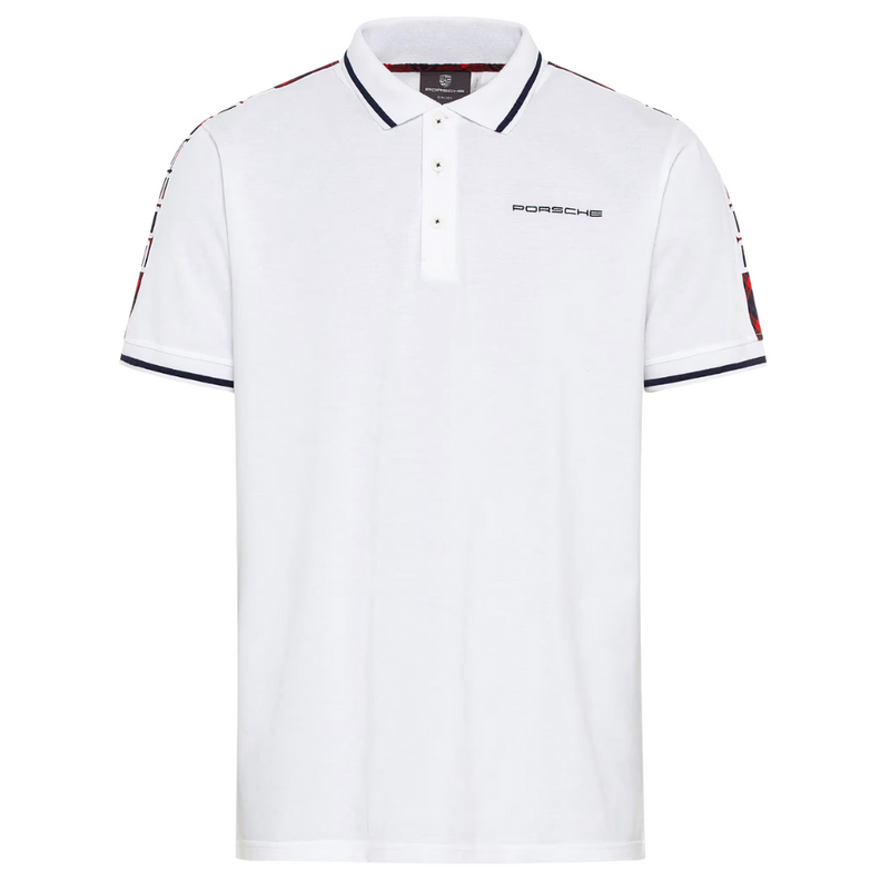 Porsche Turbo No. 1 Mens White Polo Shirt