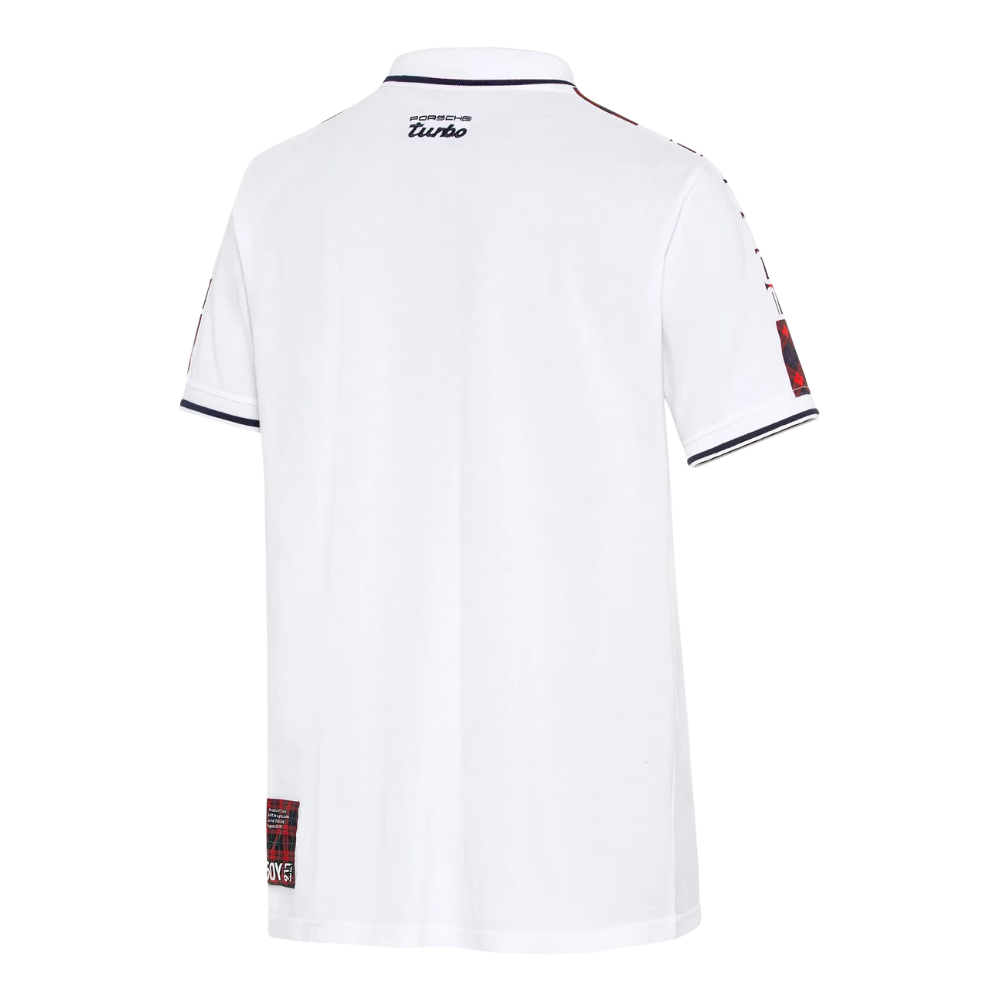 Porsche Turbo No. 1 Mens White Polo Shirt