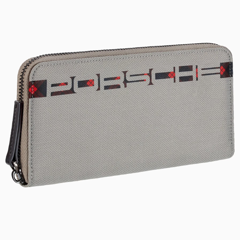 Porsche Turbo No. 1 Tartan Pattern Water Repellent Wallet