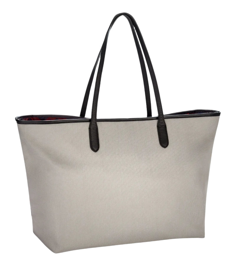 Porsche Turbo No 1 Tartan Print Grey Shopper