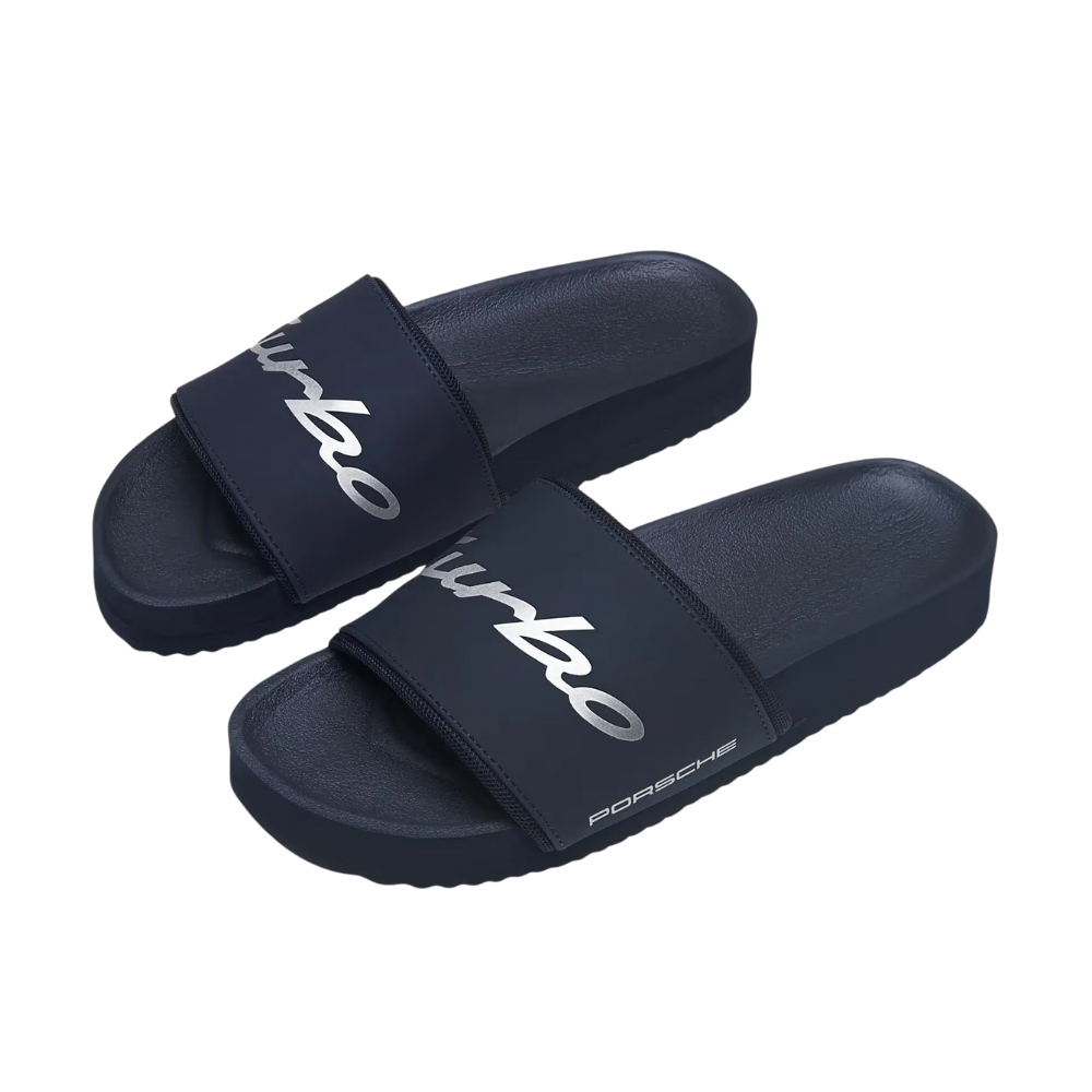 Porsche Turbo Unisex Lightweight Black Mules