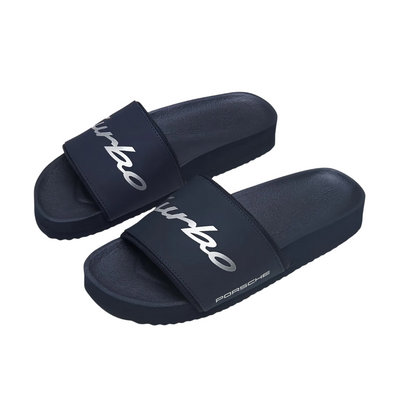Porsche Turbo Unisex Lightweight Black Mules