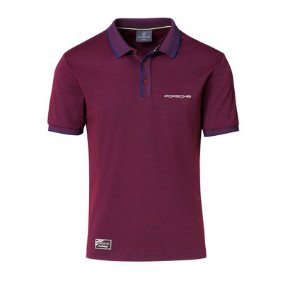 Porsche Two Tone Pique Heritage Mens Polo Shirt