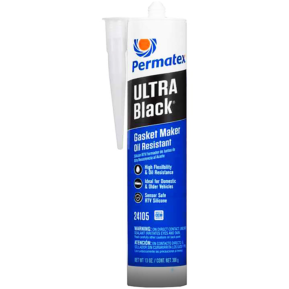 Porsche Ultra Black RTV Silicone Gasket Maker 13 oz 1890124105