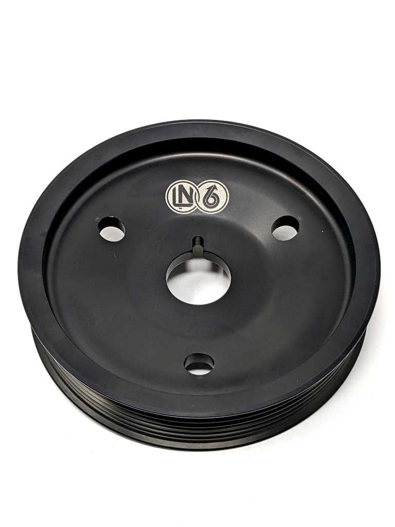Porsche Underdrive Crankshaft Pulley Billet Aluminum Hard Anodized 99610211563LN