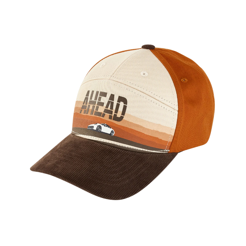 Porsche Unisex Ahead Adjustable Strap Cap - Brown