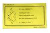 Porsche Valve Clearance Decal - 911/914 65-89 901-006-503-00