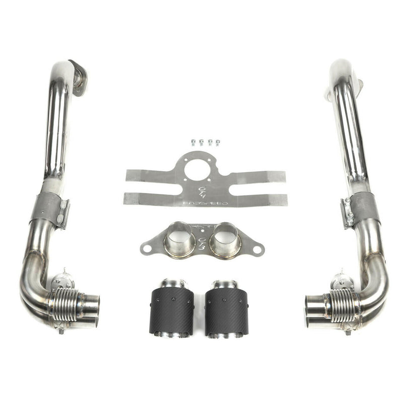 Porsche Valvetronic Muffler Conversion Kit - Boxster | Cayman | 2016 FS-POR-981GT4-GT3CKC
