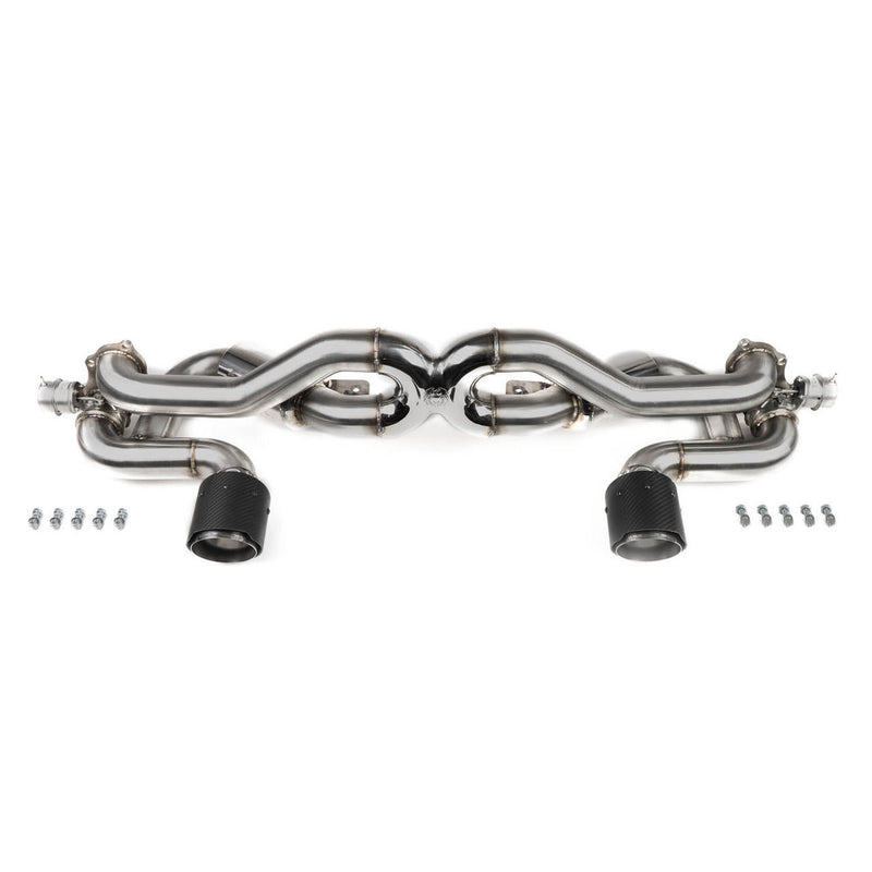 Porsche Valvetronic X-Pipe Exhaust System - Boxster | Cayman | 2020-2023 FS-POR-718GT4-VLVCFE