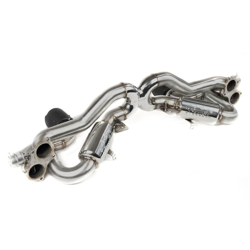 Porsche Valvetronic X-Pipe Exhaust System - Boxster | Cayman | 2020-2023 FS-POR-718GT4-VLVCFE
