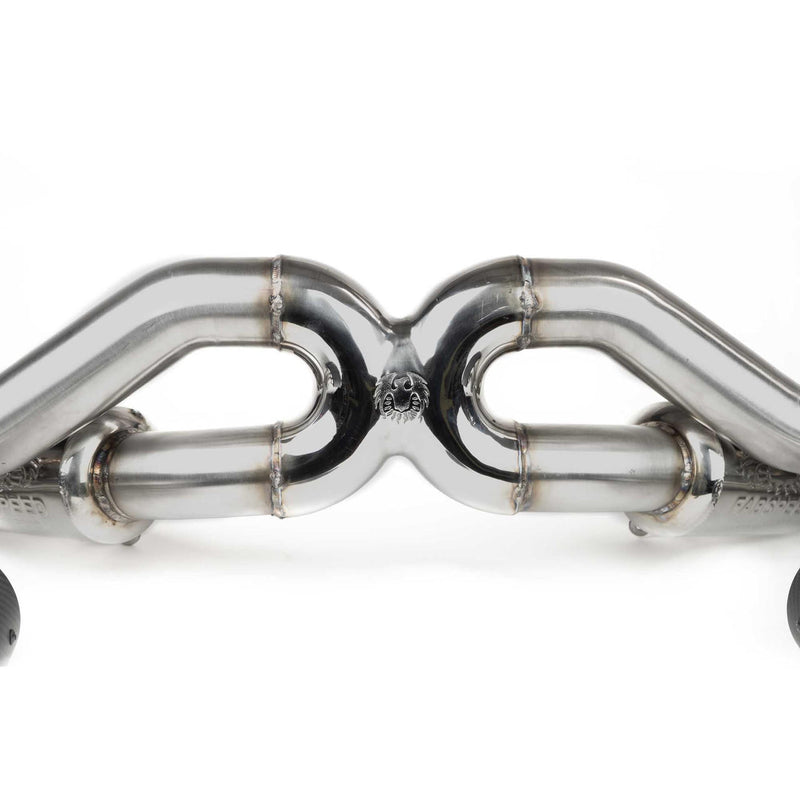 Porsche Valvetronic X-Pipe Exhaust System - Boxster | Cayman | 2020-2023 FS-POR-718GT4-VLVCFE