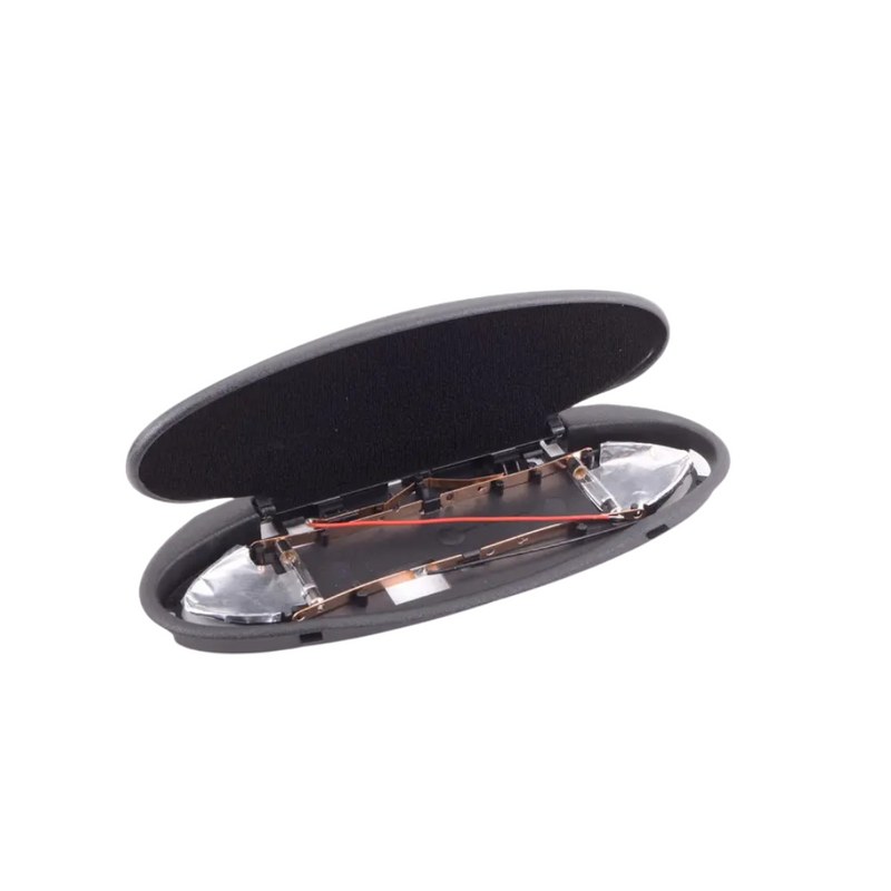 Porsche Vanity Mirror Housing Satin Black - Boxster 97-04 9867319030001C