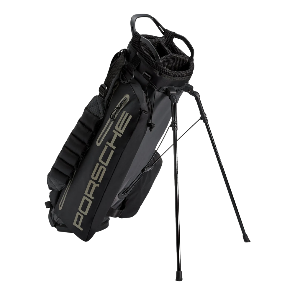 Porsche Waterproof Golf Bag - Black