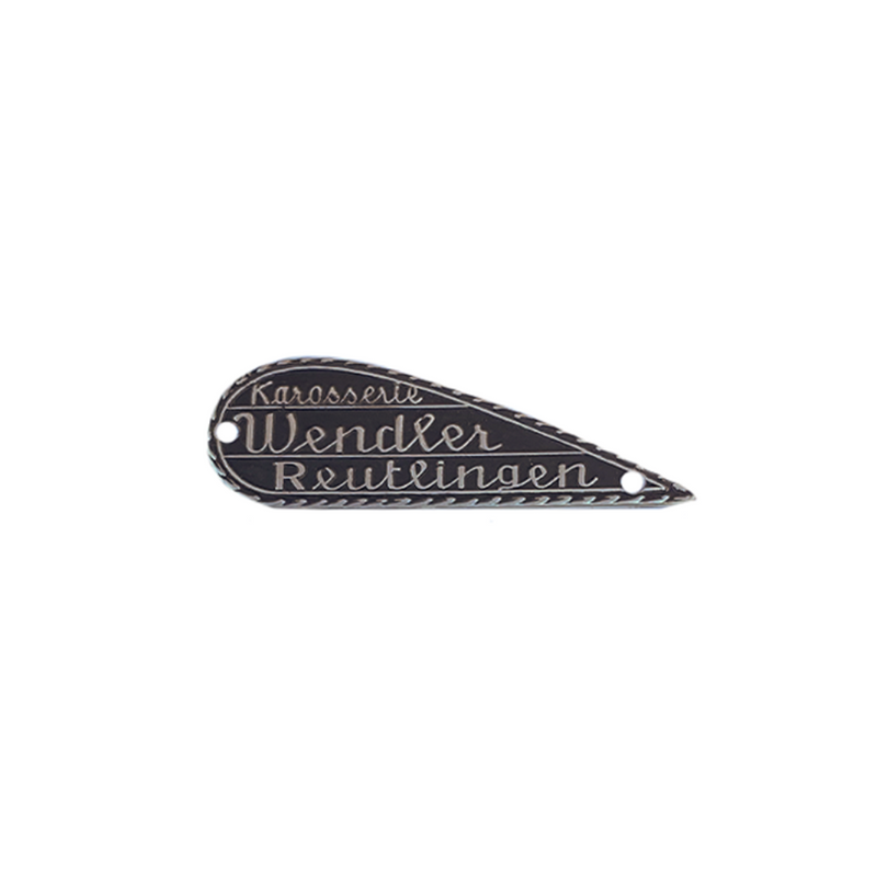 Porsche Wendler Badges for 550 Spyder Models 644-723-005-00
