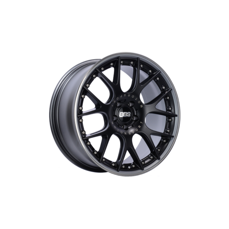 Porsche Wheel 20x9 ET48 Satin Black Center Platinum Lip CH658BPPO