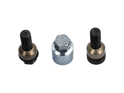 Porsche Wheel Bolts Black incl. Anti Theft Protection - 00004460291 4460291