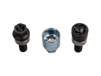 Porsche Wheel Bolts Black incl. Anti Theft Protection - 00004460291 4460291