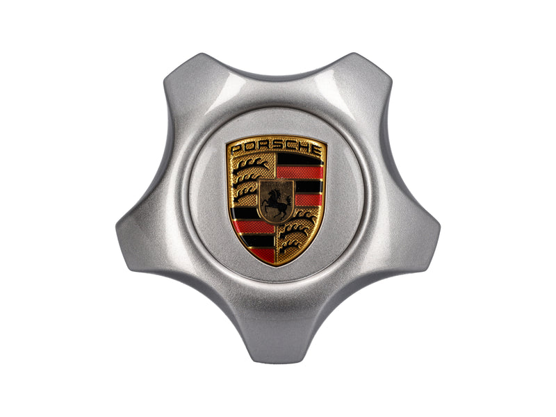 Porsche Wheel Center Cap - Lacquered Silver - Cayenne | 2003-2006