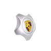 Porsche Wheel Center Cap - Lacquered Silver - Cayenne | 2008-2010 955361303309A1