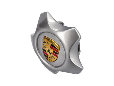 Porsche Wheel Center Cap - Lacquered Silver - Cayenne | 2003-2006