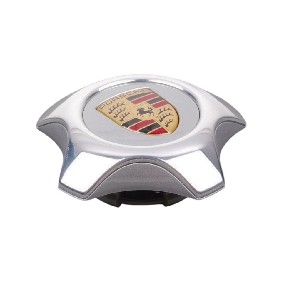 Porsche Wheel Center Cap - Lacquered Silver - Cayenne | 2003-2006