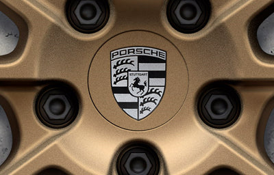 Porsche Wheel Hub Cover Set - Aurum Gold - 4460742 - 992 18-23 4460742