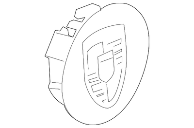 Porsche Wheel Hub Cover Single Parts - 4460603 4460603