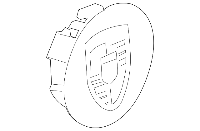 Porsche Wheel Hub Cover Single Parts - 4460603 4460603