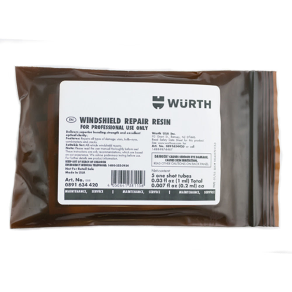 Porsche Windshield Repair Resin - Pack of 5 0891634420