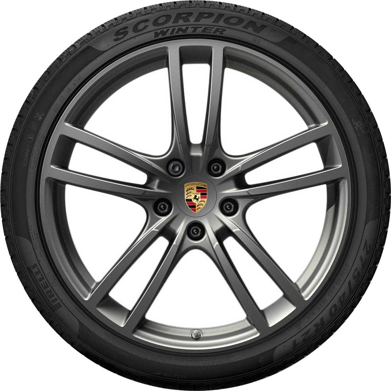 Porsche Winter Wheel Set 21 Inch Cayenne Turbo Design Platinum - 9Y0044632G 9Y0044632G