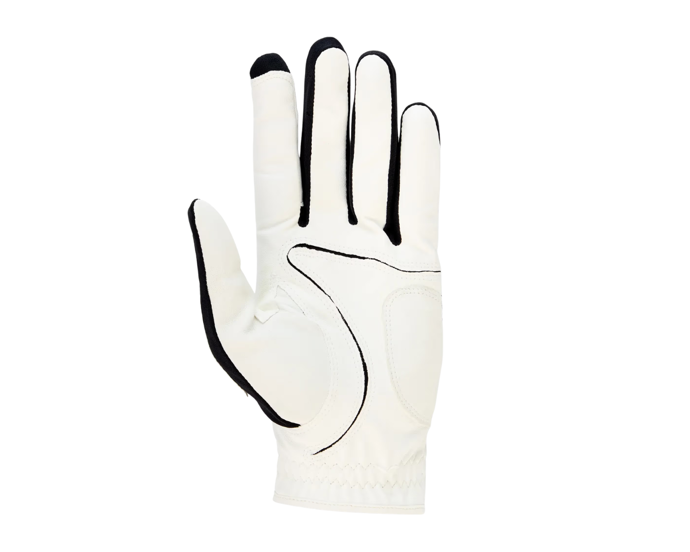 Porsche Womens Golf Glove - Black White - Regular