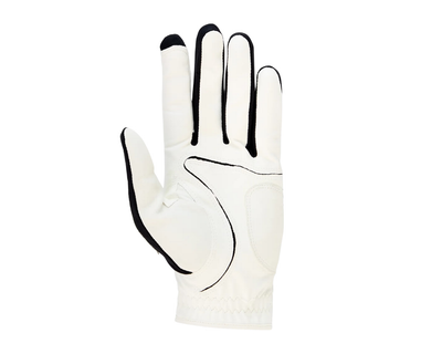 Porsche Womens Golf Glove - Black White - Regular