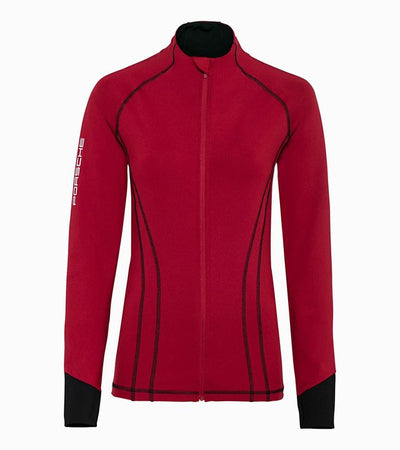 Porsche Womens Red Fitness Yoga Jacket - Medium