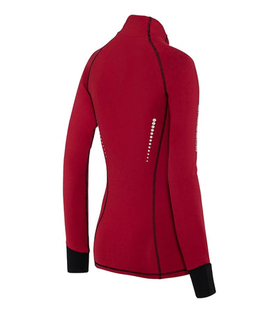 Porsche Womens Red Fitness Yoga Jacket - Medium