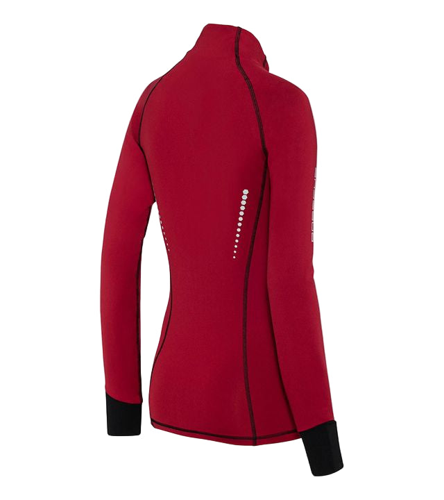 Porsche Womens Red Fitness Yoga Jacket - Medium