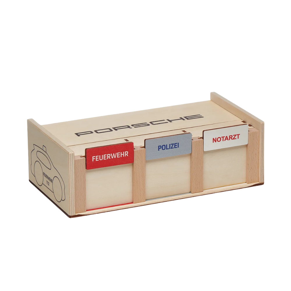 Porsche Wooden Emergency Vehicle Set