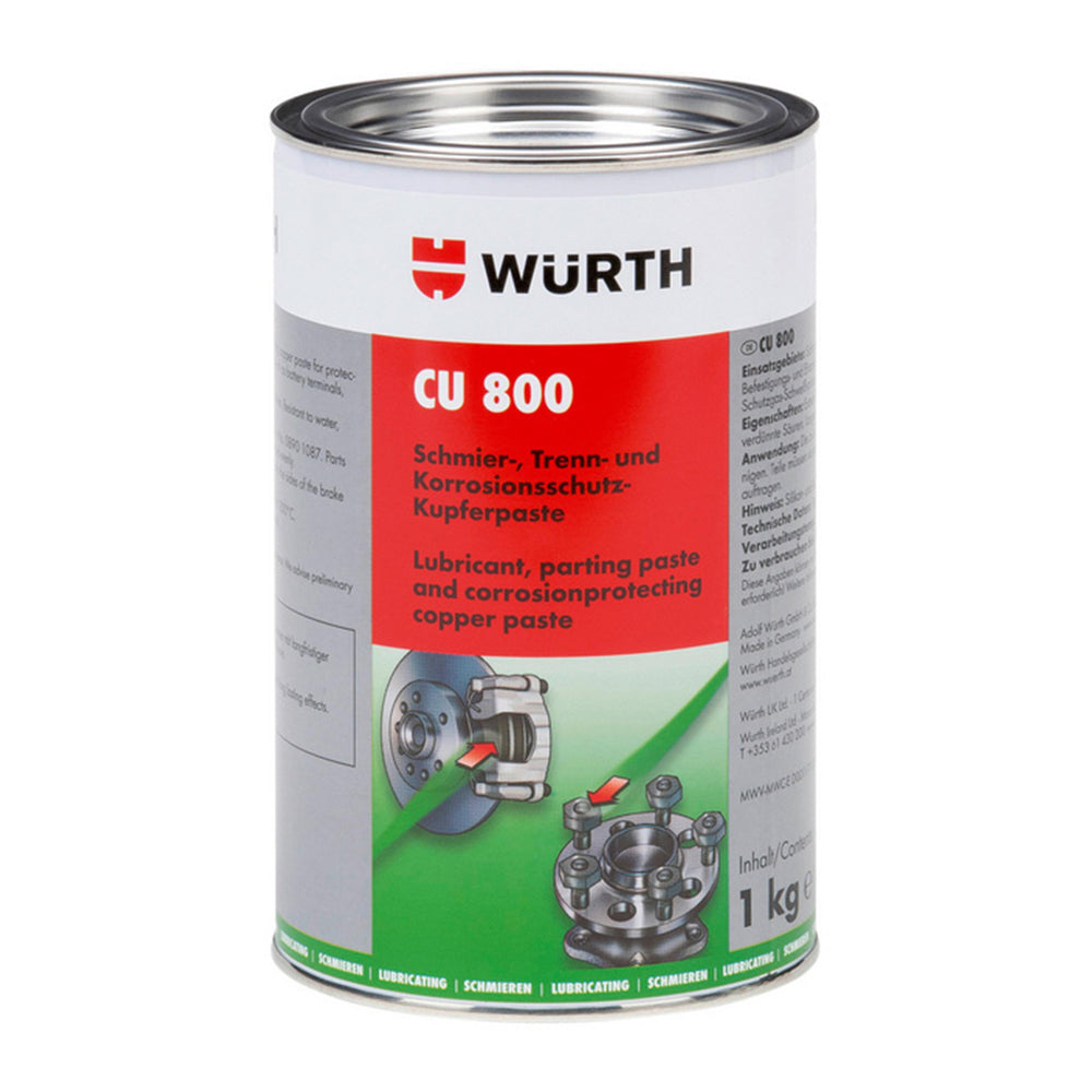 Porsche Wurth CU 800 Copper Anti Sieze Paste 2.2 Lb Can 08938002