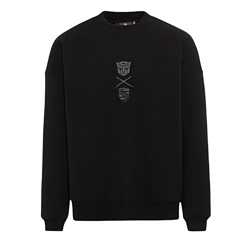 Porsche X Transformers Unisex Black Sweatshirt
