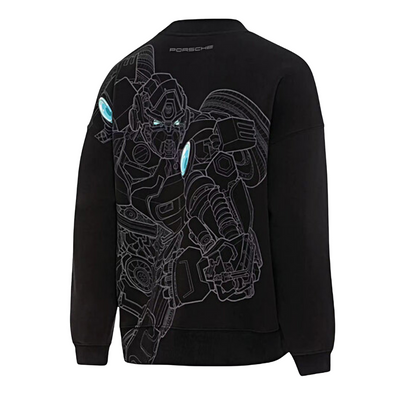 Porsche X Transformers Unisex Black Sweatshirt