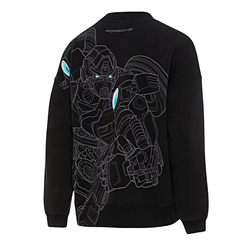 Porsche X Transformers Unisex Black Sweatshirt