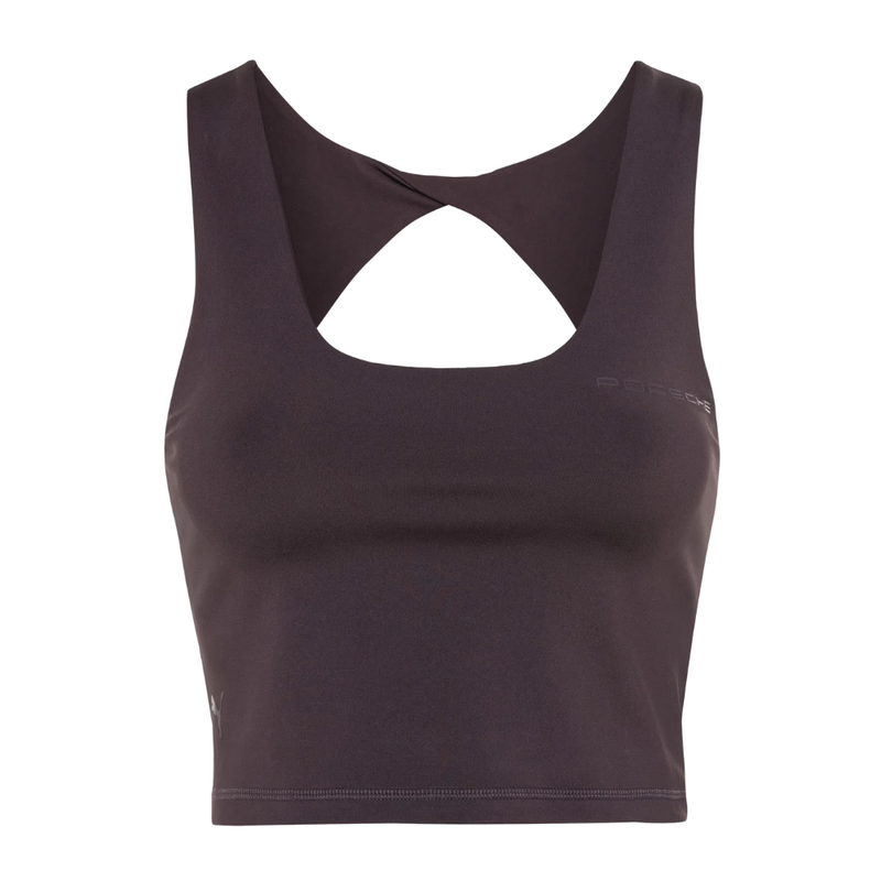 Porsche Yoga Capsule Collection Square Neck Womens Crop Tank Top