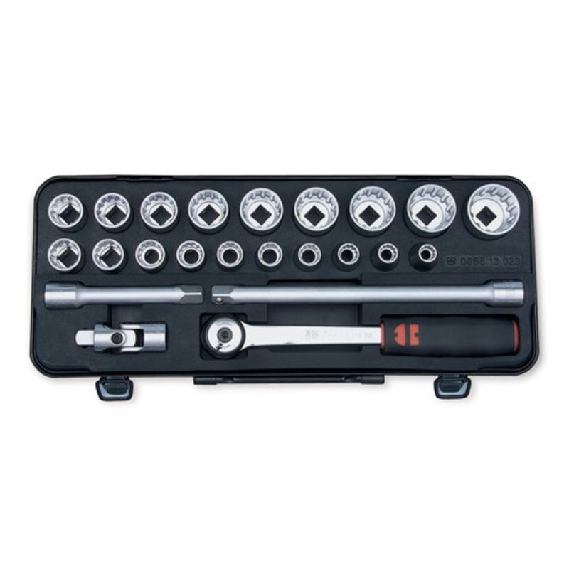 Porsche Zebra 1/2 in Multi-Socket Assortment 23 Pieces 096513023